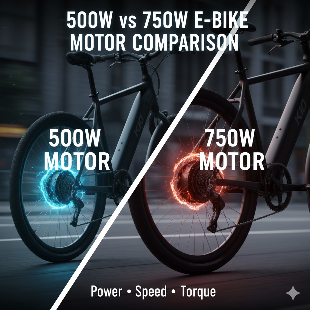 500W vs 750W E-Bikes – Which Motor Size Is Best in 2025?
